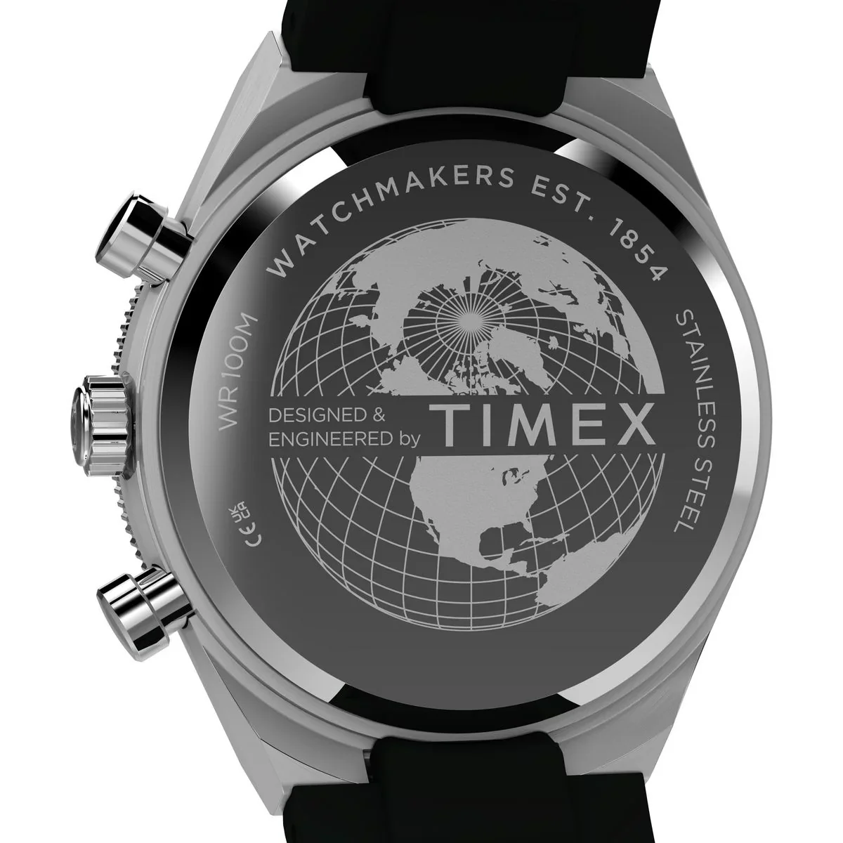 Timex Q Black Dial Analog Chronograph Men's Watch TW2Y56100UJ - Image 3