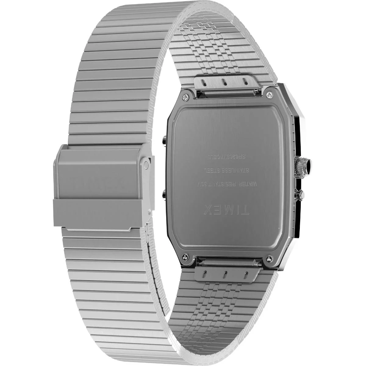 Timex Q Black Rectangle Dial Analog-Digital Men's Watch TW2Y05900UJ - Image 4