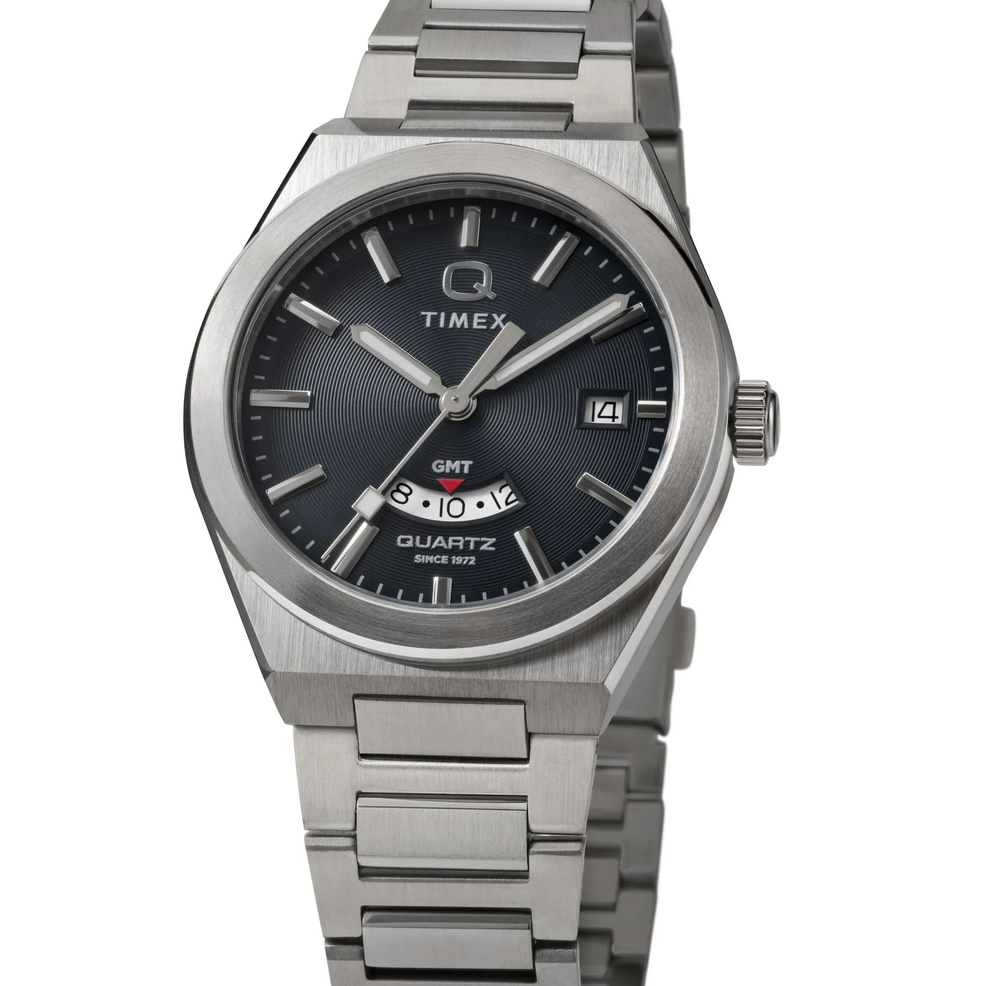 Timex Q Black Round Dial Analog Men's Watch - TW2Y12100UJ - Image 7