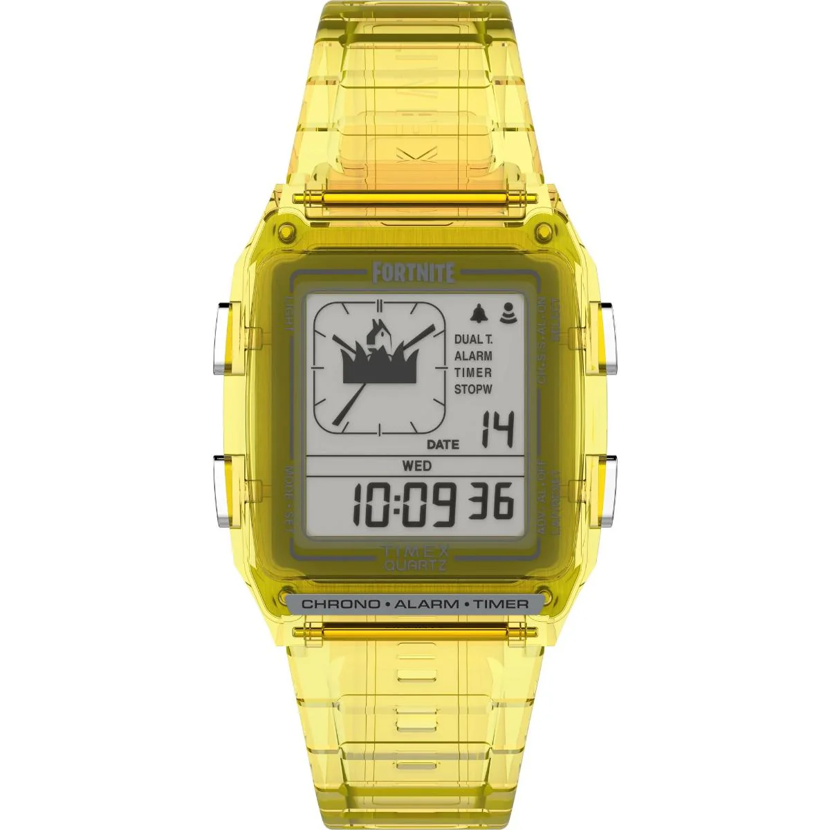 Timex Q LCA x Fortnite 35mm Resin Strap Men's Watch - TW2W96600X6