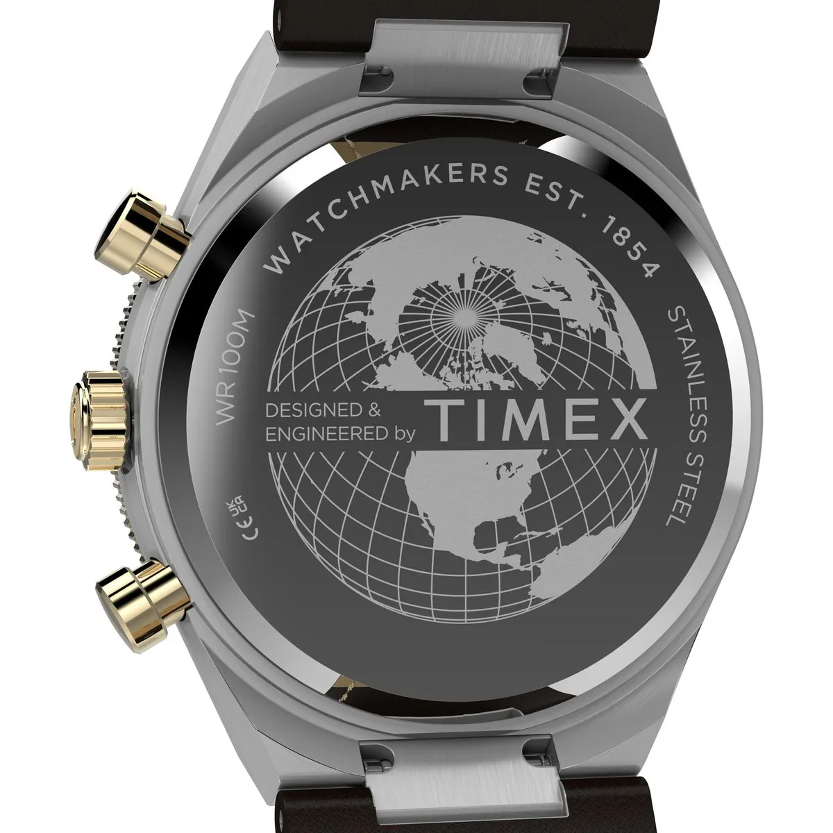 Timex Quartz Black Dial Analog Chronograph Men's Watch TW2Y56000IK - Image 3