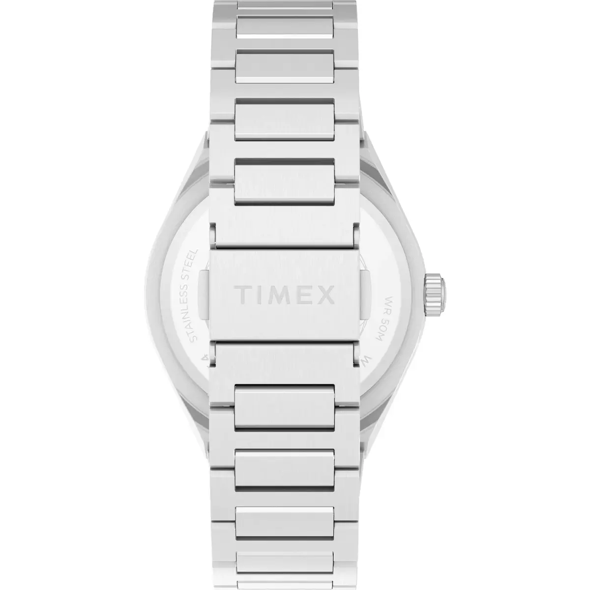 Timex Quartz Black Dial Analog Stainless Steel Men's Watch TW2Y25000UJ - Image 2