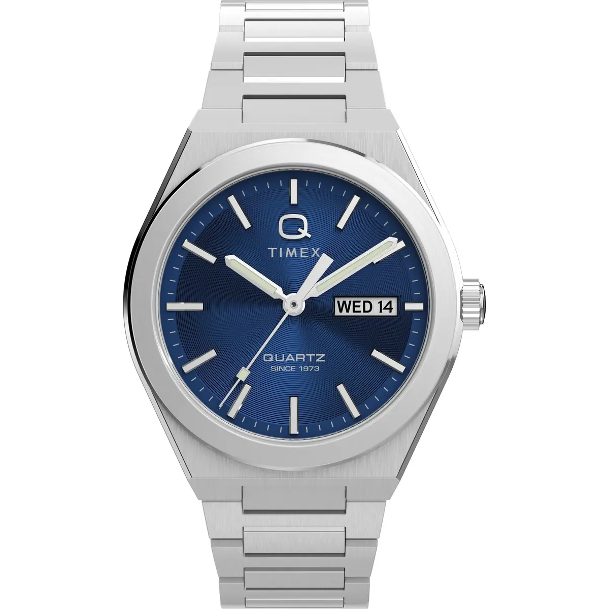 Timex Quartz Blue Dial Analog Stainless Steel Men's Watch TW2Y25100UJ