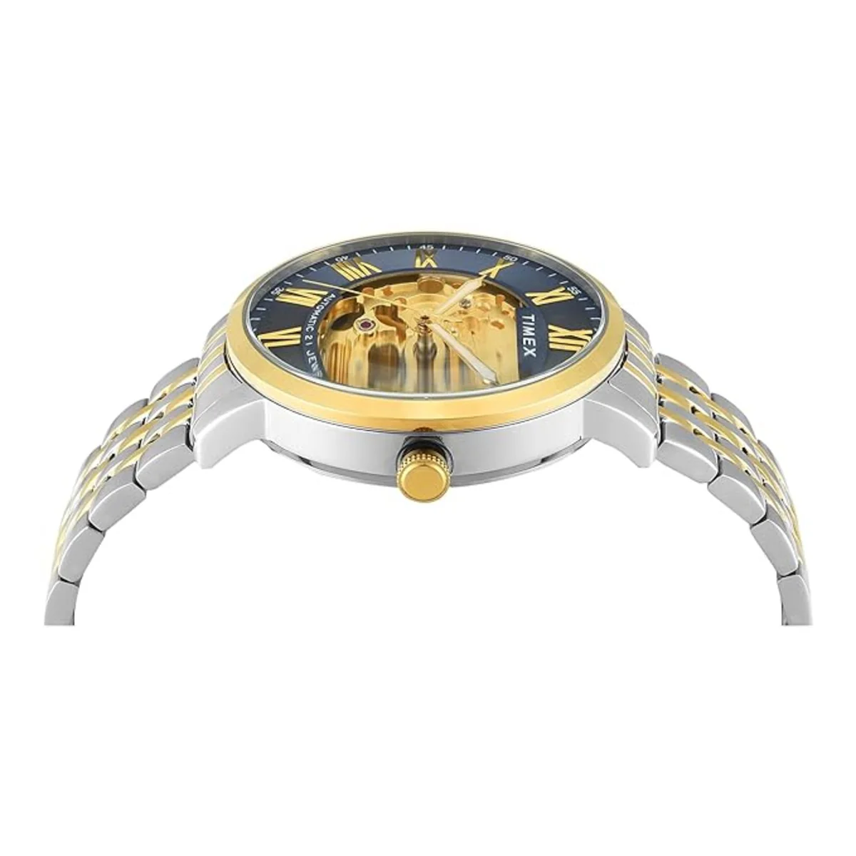 Timex Quartz Blue Round Dial Automatic Men's Watch TWEG23505 - Image 4