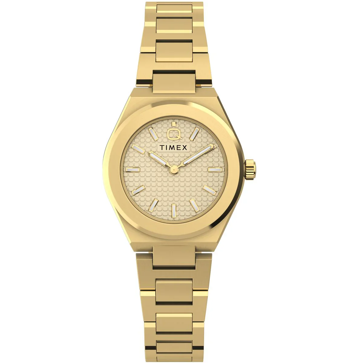 Timex Quartz Gold Dial Analog Stainless Steel Women's Watch TW2Y68300UJ