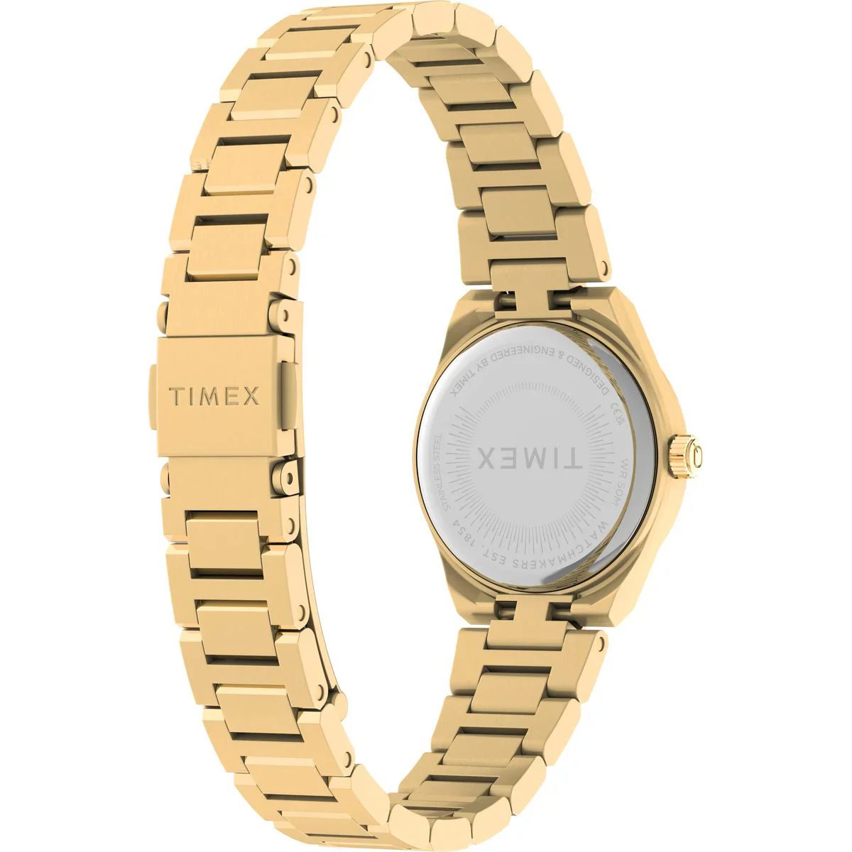 Timex Quartz Gold Dial Analog Stainless Steel Women's Watch TW2Y68300UJ - Image 4