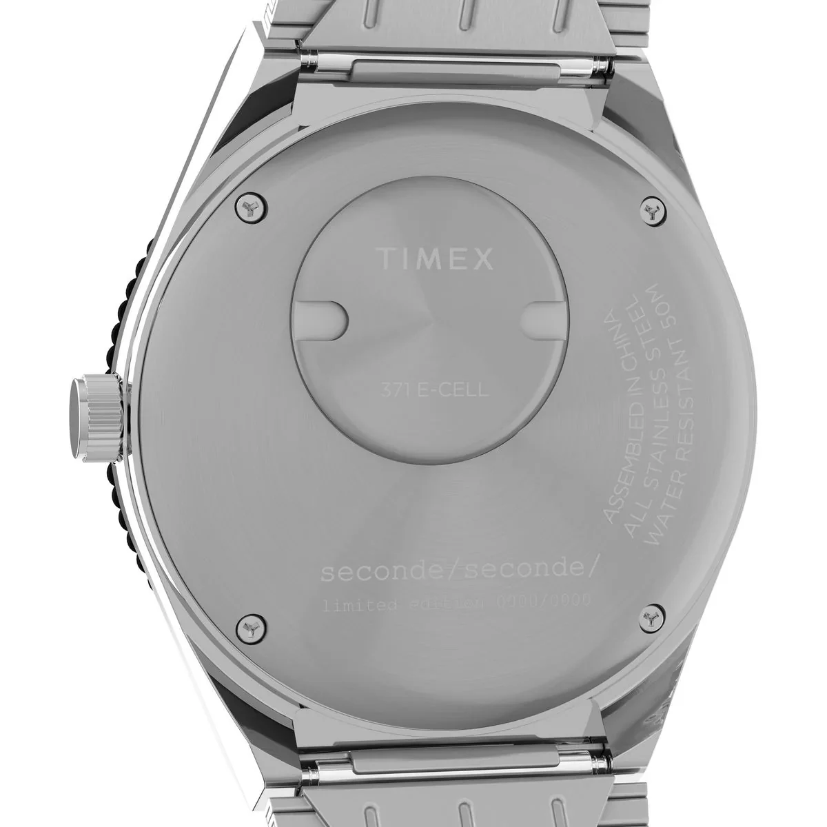 Timex Seconde/Seconde Black Dial Analog Unisex Watch TW2Y48100X6 - Image 3