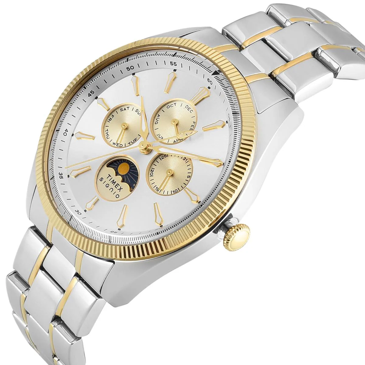 Timex Signio Quartz Silver Dial Analog Men's Watch - TWEG34401 - Image 2