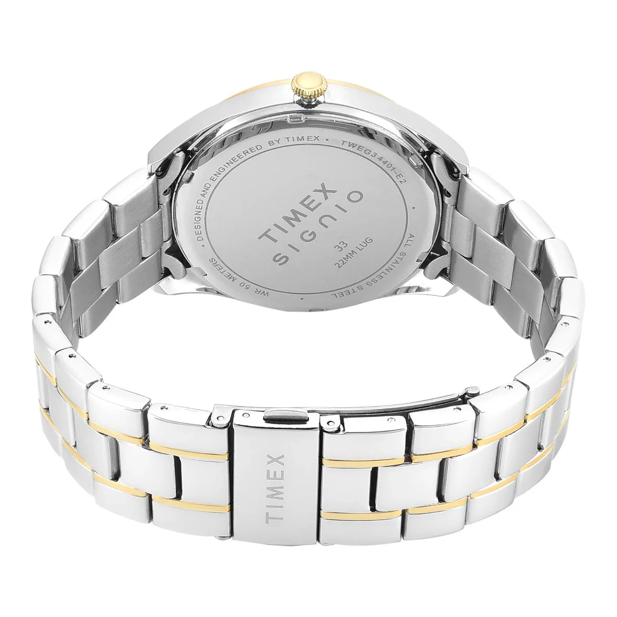 Timex Signio Quartz Silver Dial Analog Men's Watch - TWEG34401 - Image 3