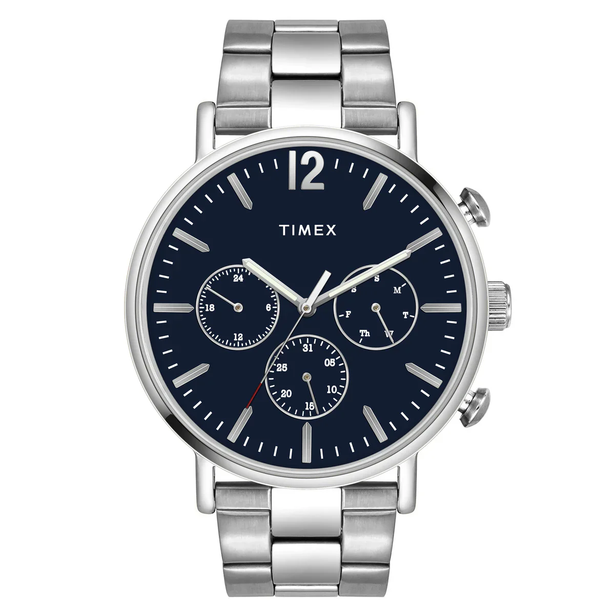 Timex Timex Fashion Men's Black Dial Round Case Multifunction Watch -TWEG20011