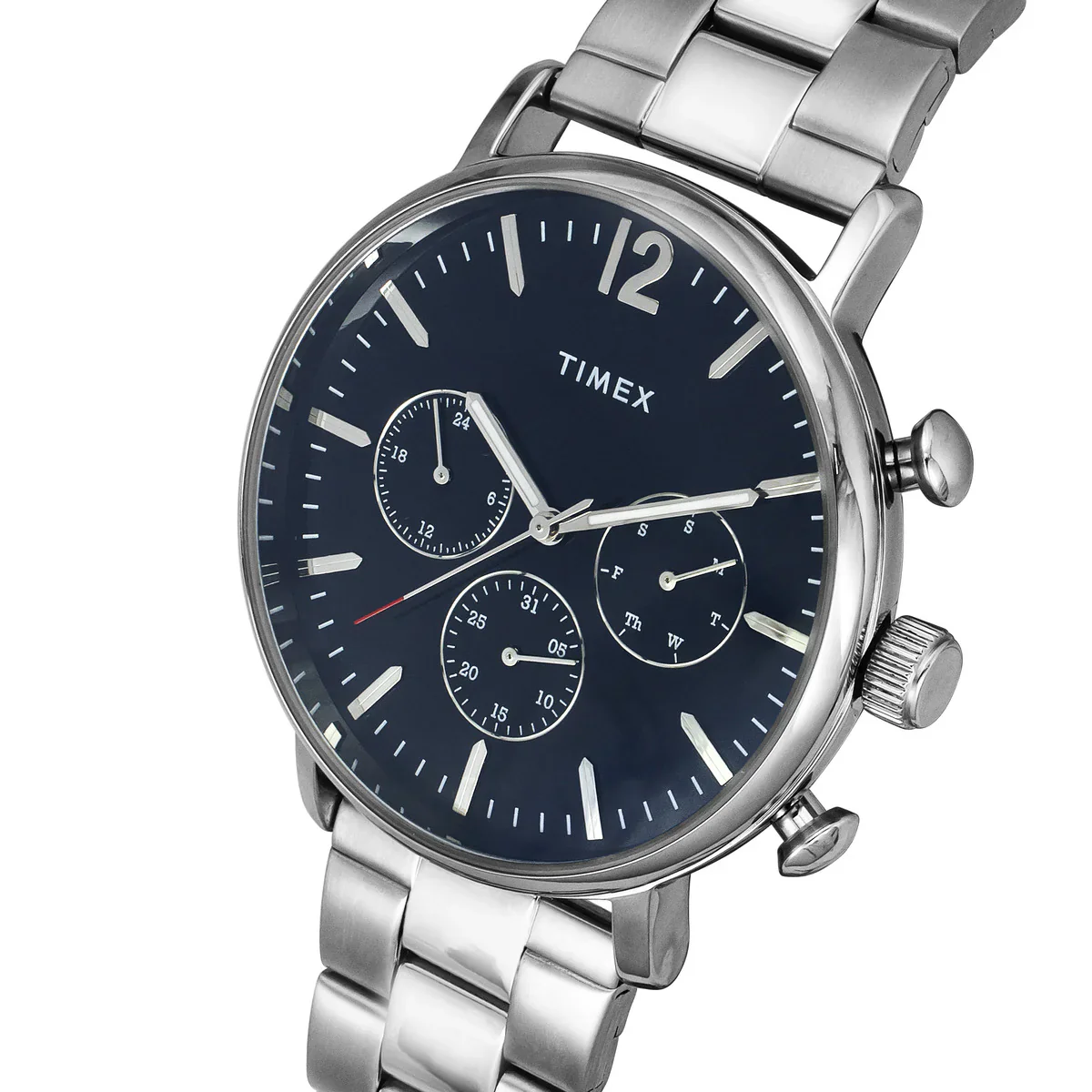 Timex Timex Fashion Men's Black Dial Round Case Multifunction Watch -TWEG20011 - Image 2