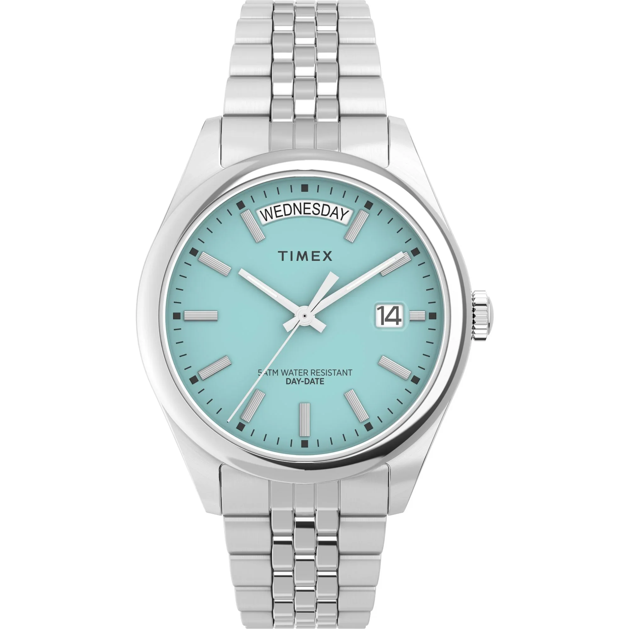 Timex Trend Tiffany Blue Round Dial Analog Women's Watch - TW2V68400UJ