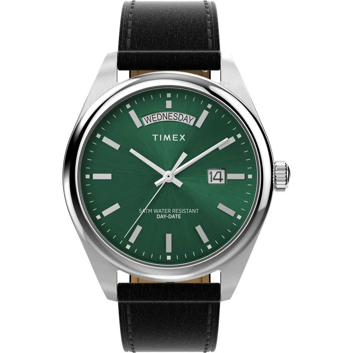 Timex Trend Green Round Dial Analog Men's Watch - TW2W57300UJ