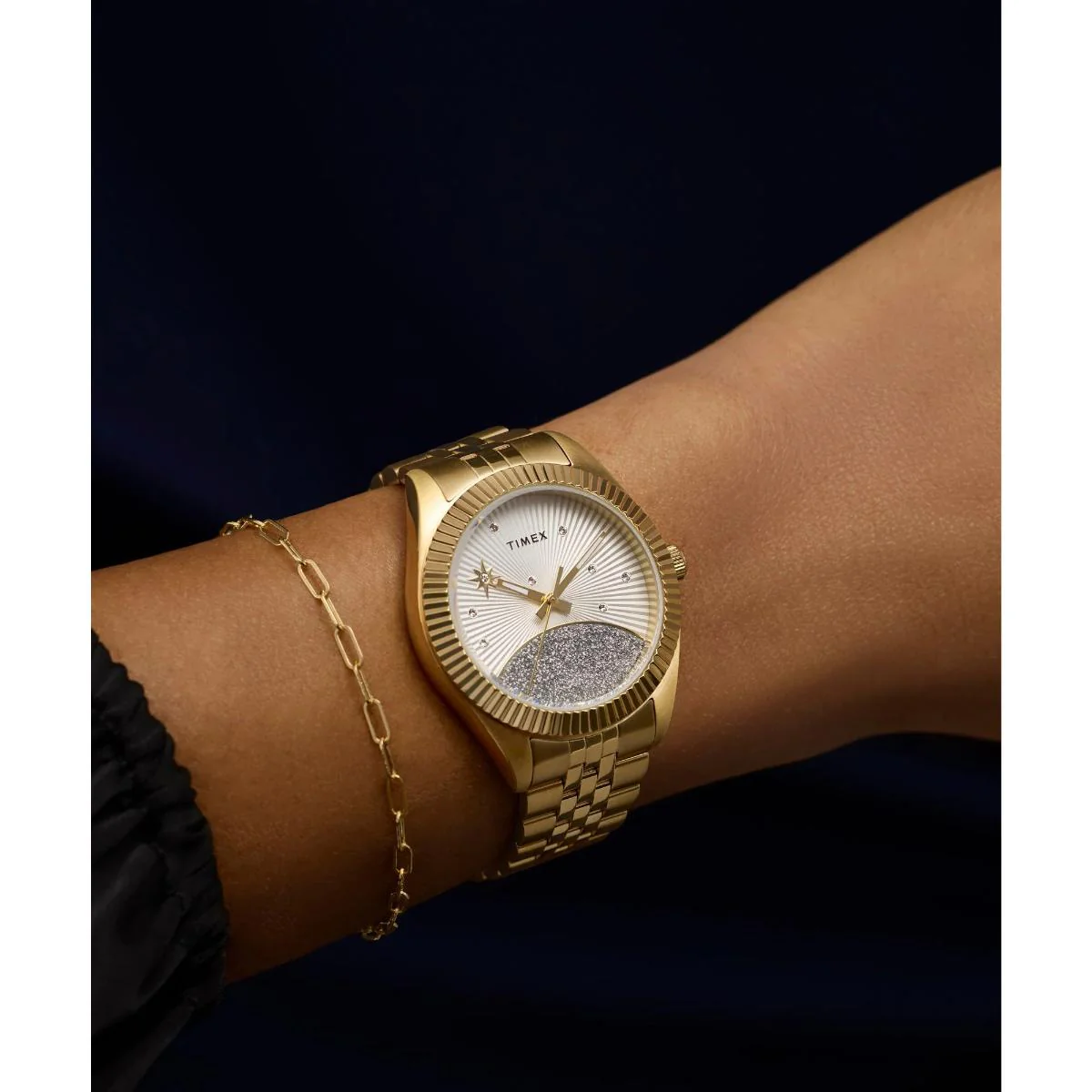 Timex Trend Legacy White Round Dial Analog Women's Watch - TW2Y20300IK - Image 5