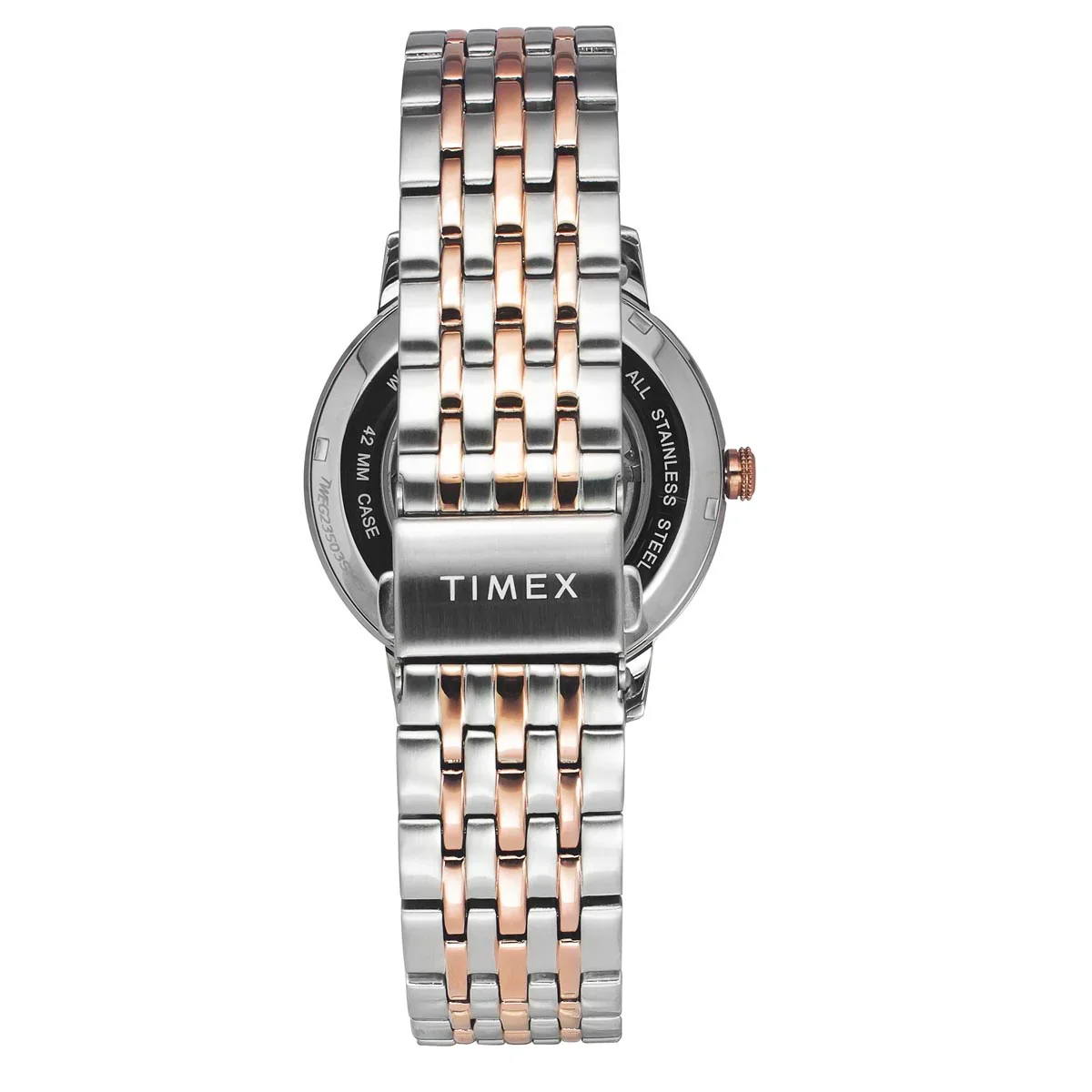 Timex Men Automatic Silver Round Dial Stainless Steel Watch - TWEG23503 - Image 4