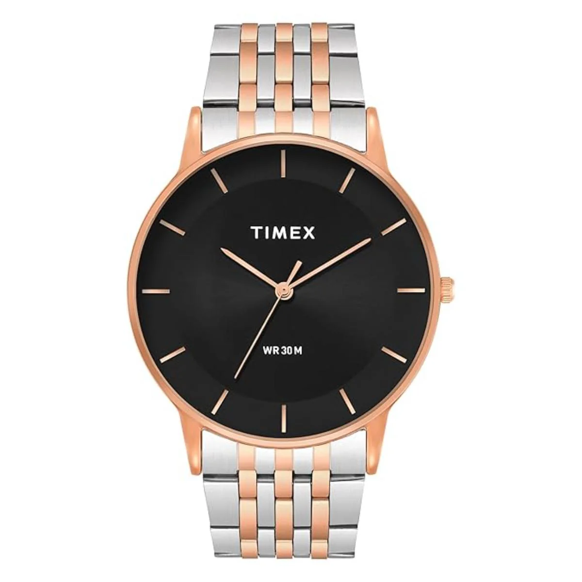 Timex Trendline Black Dial Analog Stainless Steel Men's Watch TWTG12003