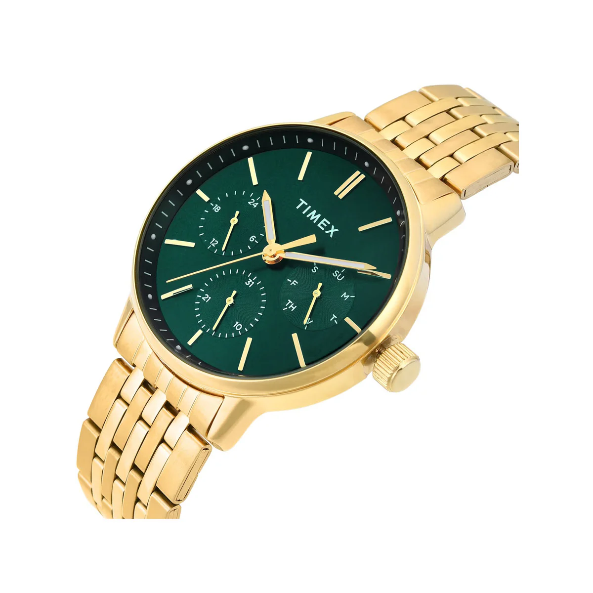 Timex Trendline Quartz Green Dial Analog Men's Watch TWEG25407 - Image 4