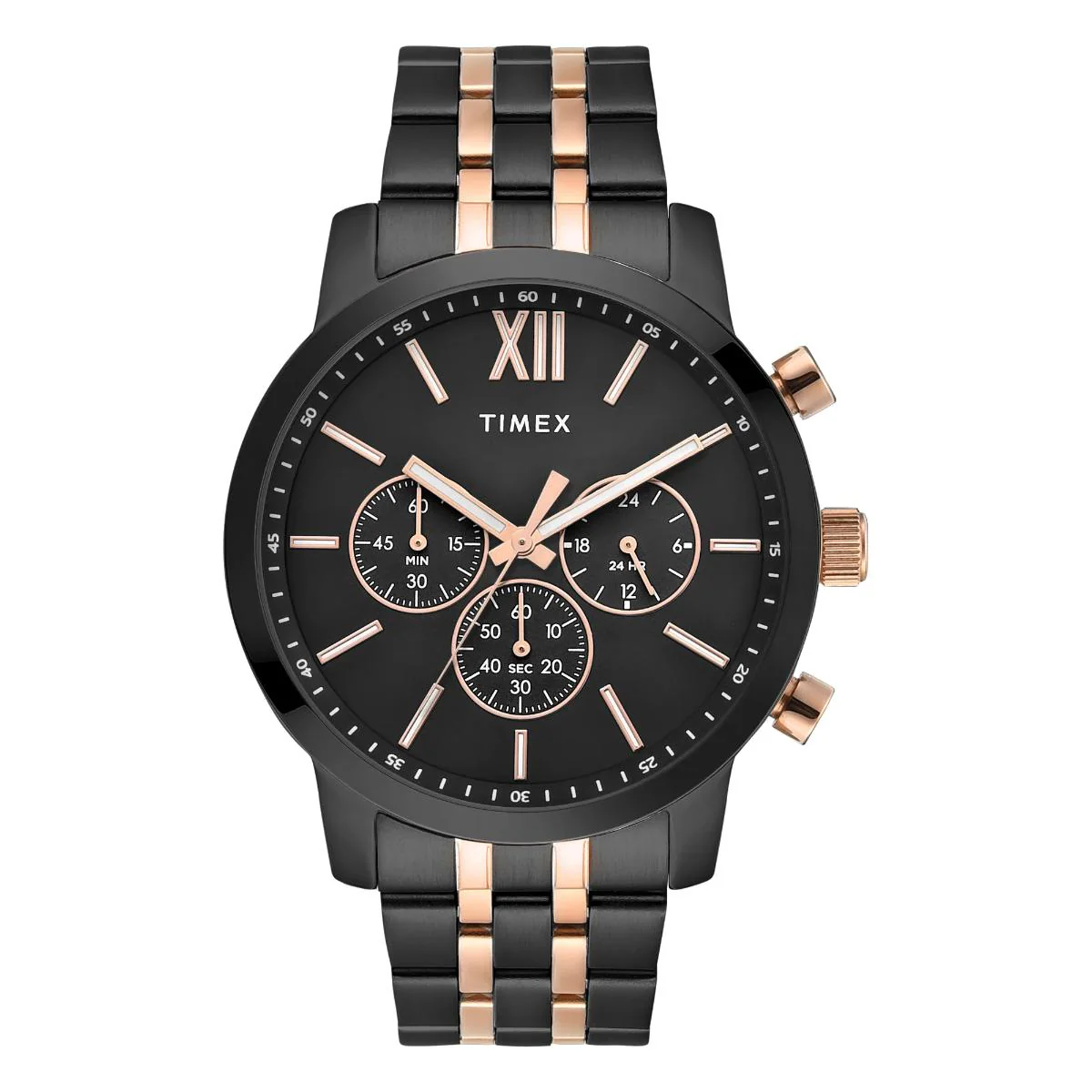 Timex Trendline Round Black Dial Analog Men's Watch - TWEG32202