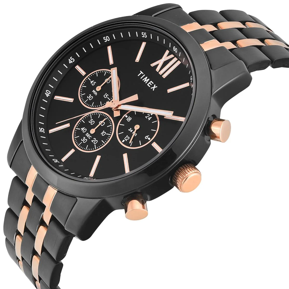 Timex Trendline Round Black Dial Analog Men's Watch - TWEG32202 - Image 2