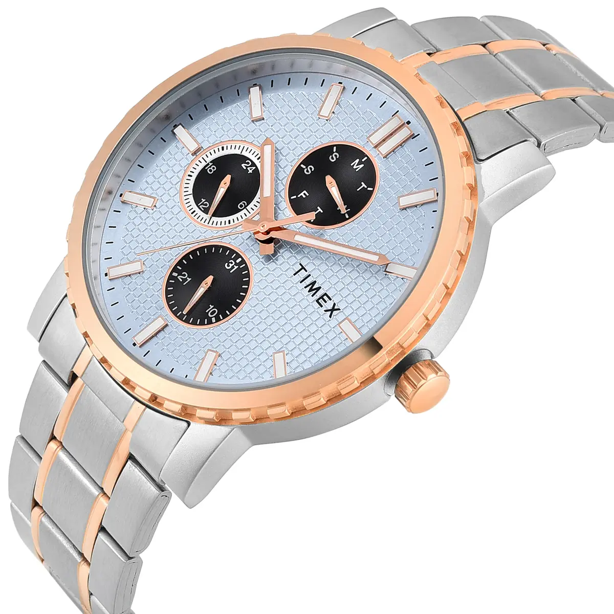 Timex Trendline Round Blue Dial Analog Men's Watch - TWEG34702 - Image 3