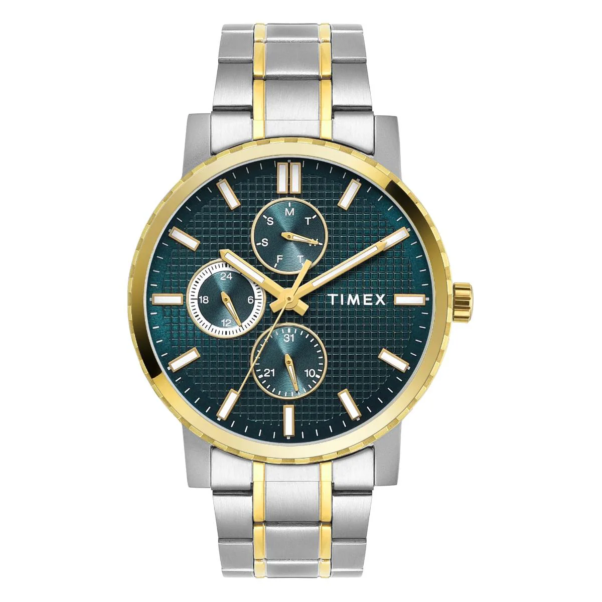 Timex Trendline Round Teal Dial Analog Men's Watch - TWEG34701