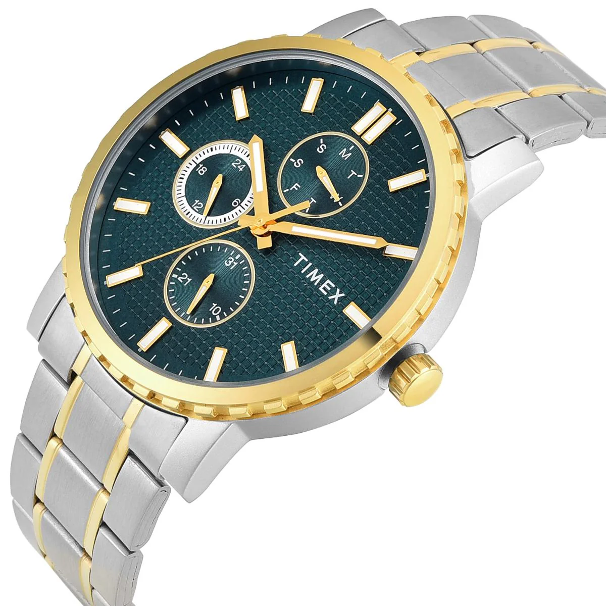 Timex Trendline Round Teal Dial Analog Men's Watch - TWEG34701 - Image 3