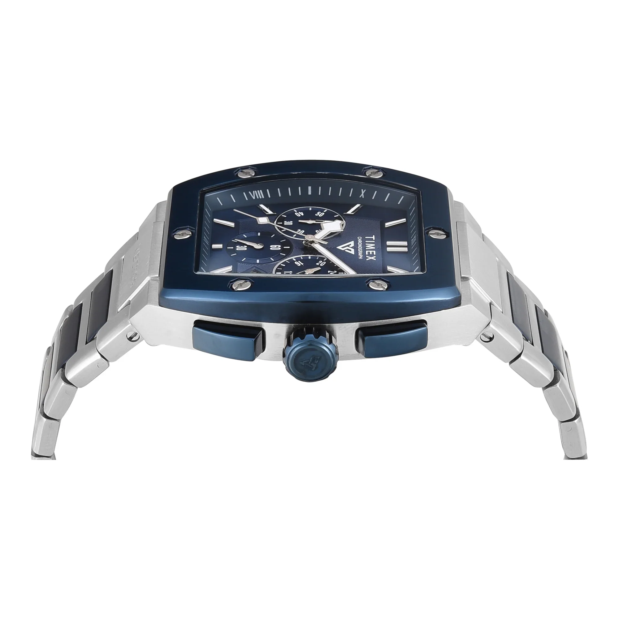 Timex Vector Men Blue Rectangle Dial Chronograph Analog Watch - TWEG26202 - Image 4