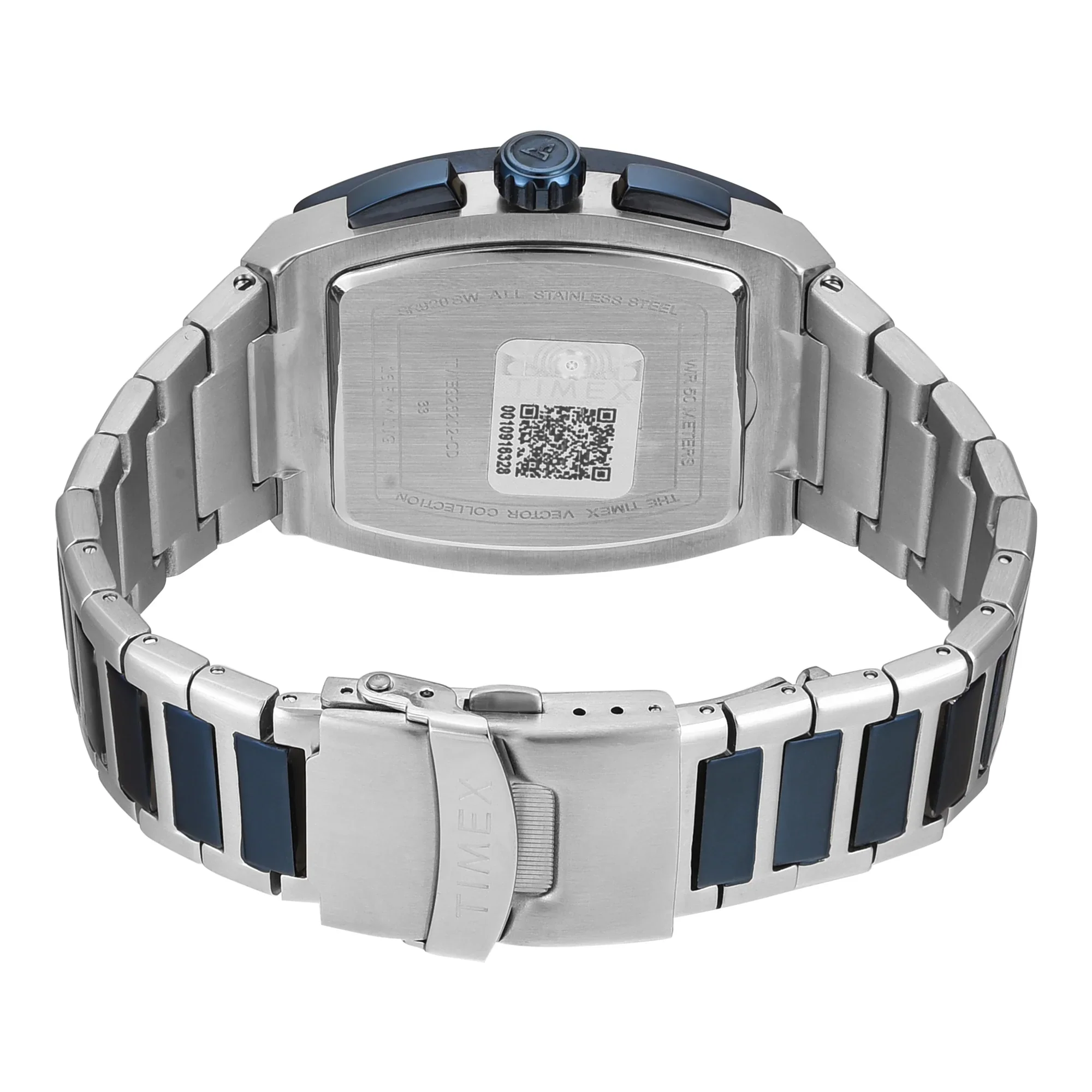 Timex Vector Men Blue Rectangle Dial Chronograph Analog Watch - TWEG26202 - Image 5