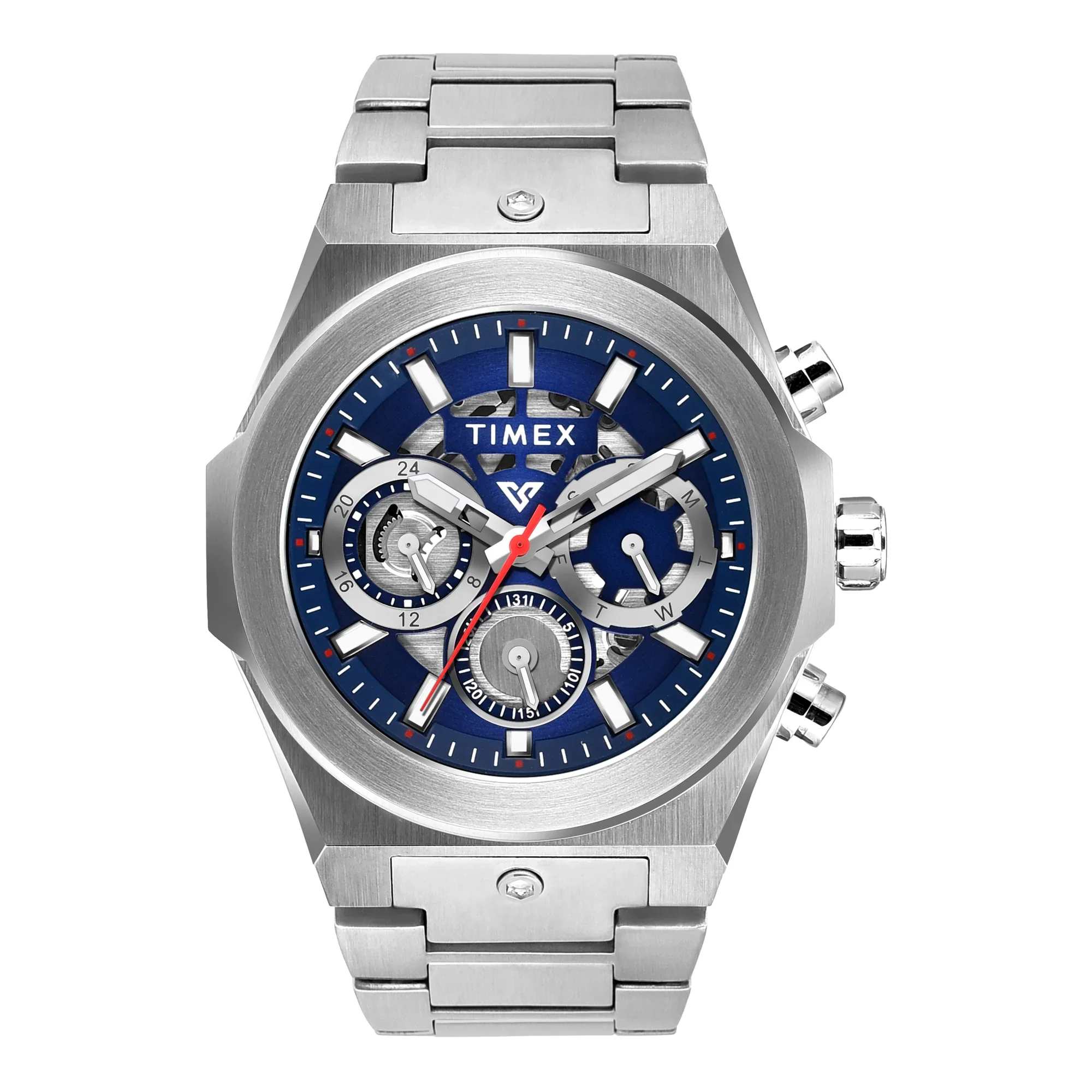 Timex Vector Men Blue Round Dial Analog Watch - TWEG26100