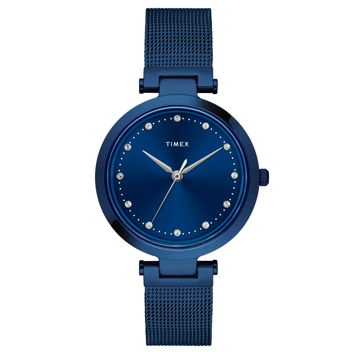 Timex Women Blue Round Dial Analog Watch - TWEL11827