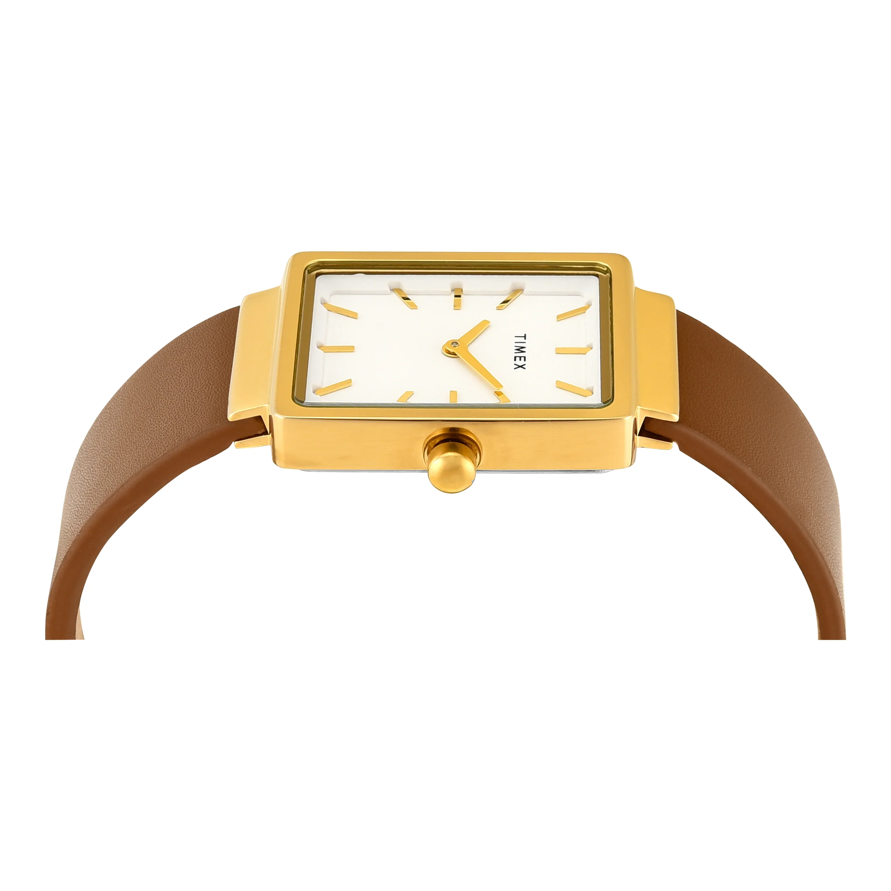 Timex Women White Rectangle Dial Analog Watch - TWEL20700 - Image 4