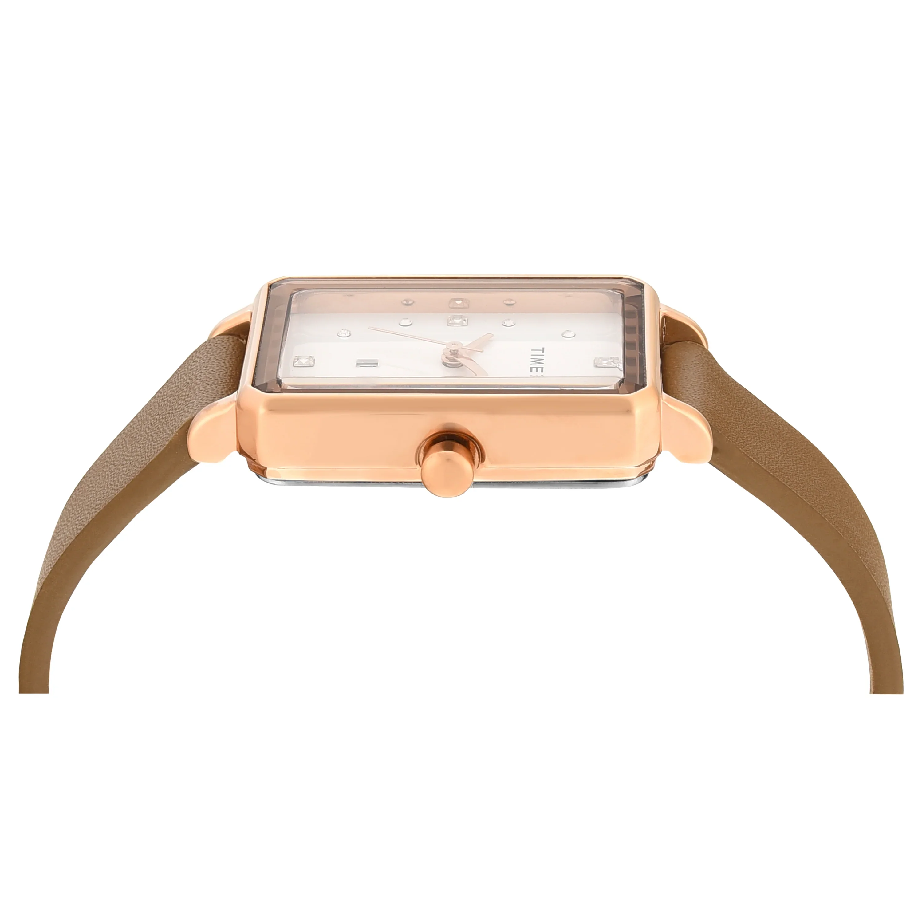 Timex Women White Rectangle Dial Analog Watch - TWEL20800 - Image 4