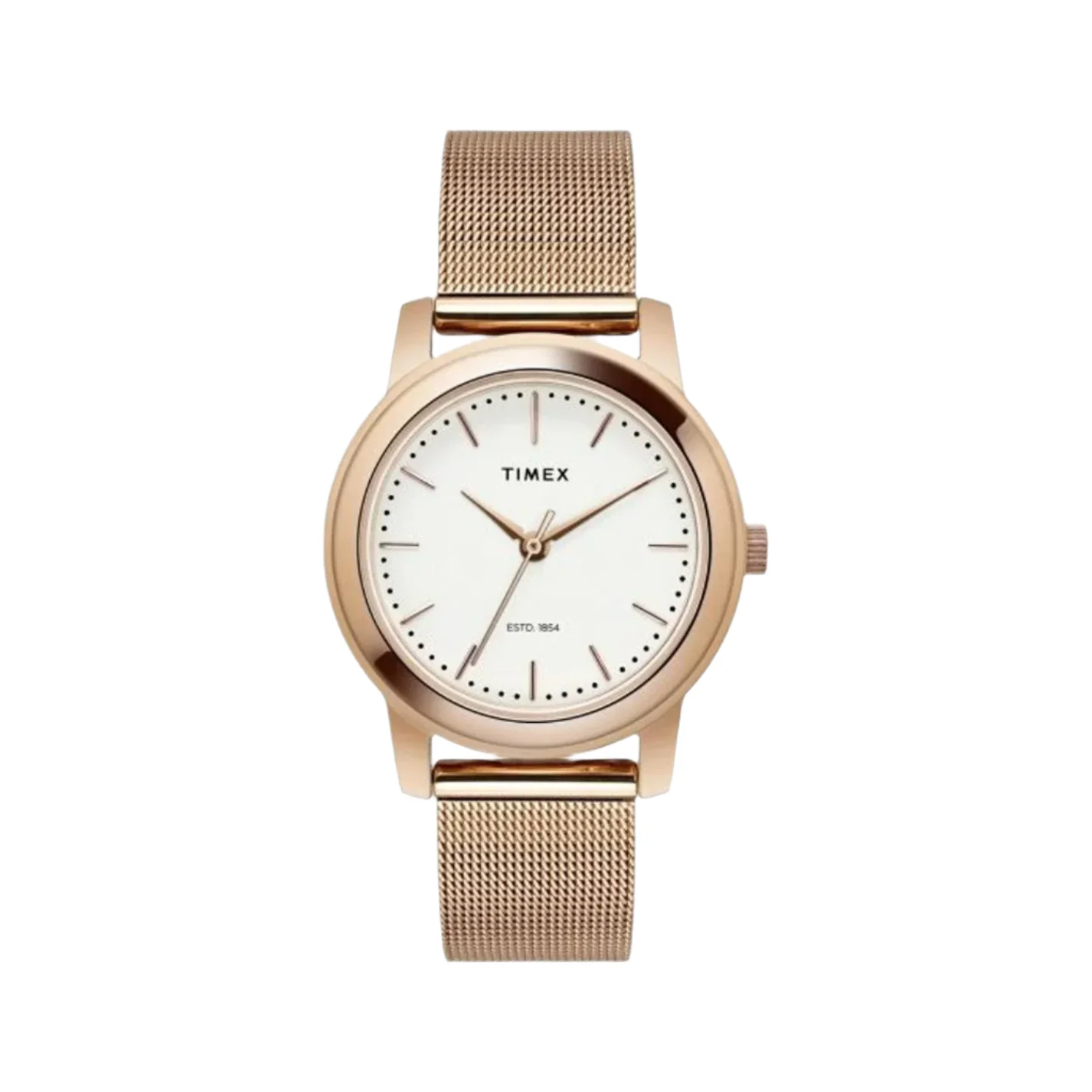 Timex Rose Gold Analog Stainless Steel Women's Watch - TW000W111