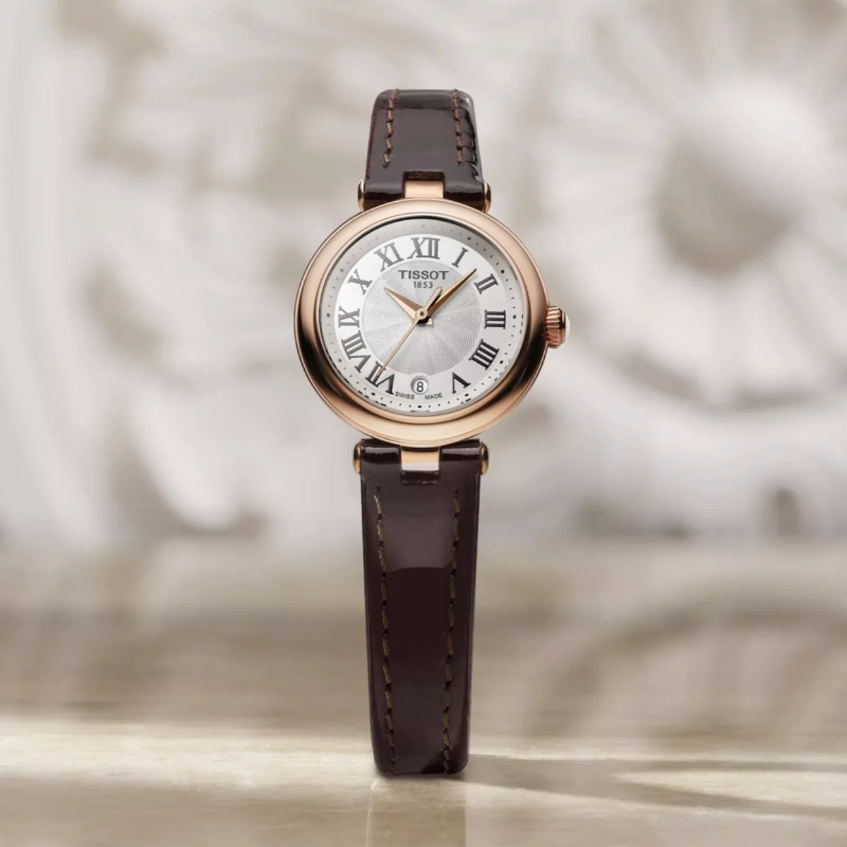 Tissot Bellissima Quartz White Dial Analog Watch For Women T1260103601300 - Image 4
