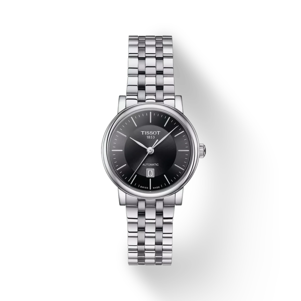 Tissot Carson Premium Automatic Black Dial Women's Watch T1222071105100