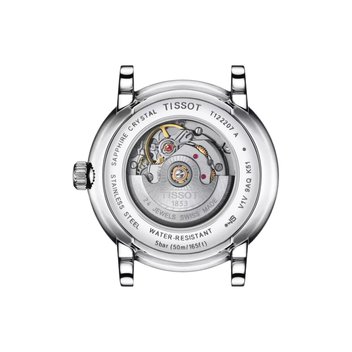 Tissot Carson Premium Automatic Silver Dial Women's Watch T1222071103300 - Image 3