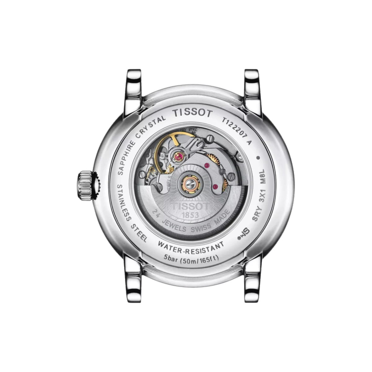 Tissot Carson Premium Automatic Silver Dial Women's Watch T1222071603300 - Image 3