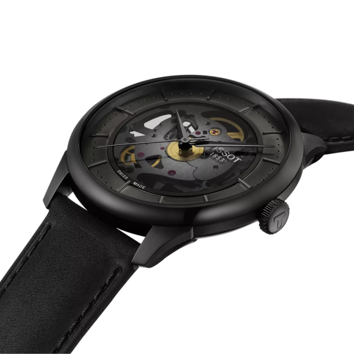 Tissot Chemin Des Tourelles Gunmetal Dial Automatic Men's Watch T1398363644100 - Image 5