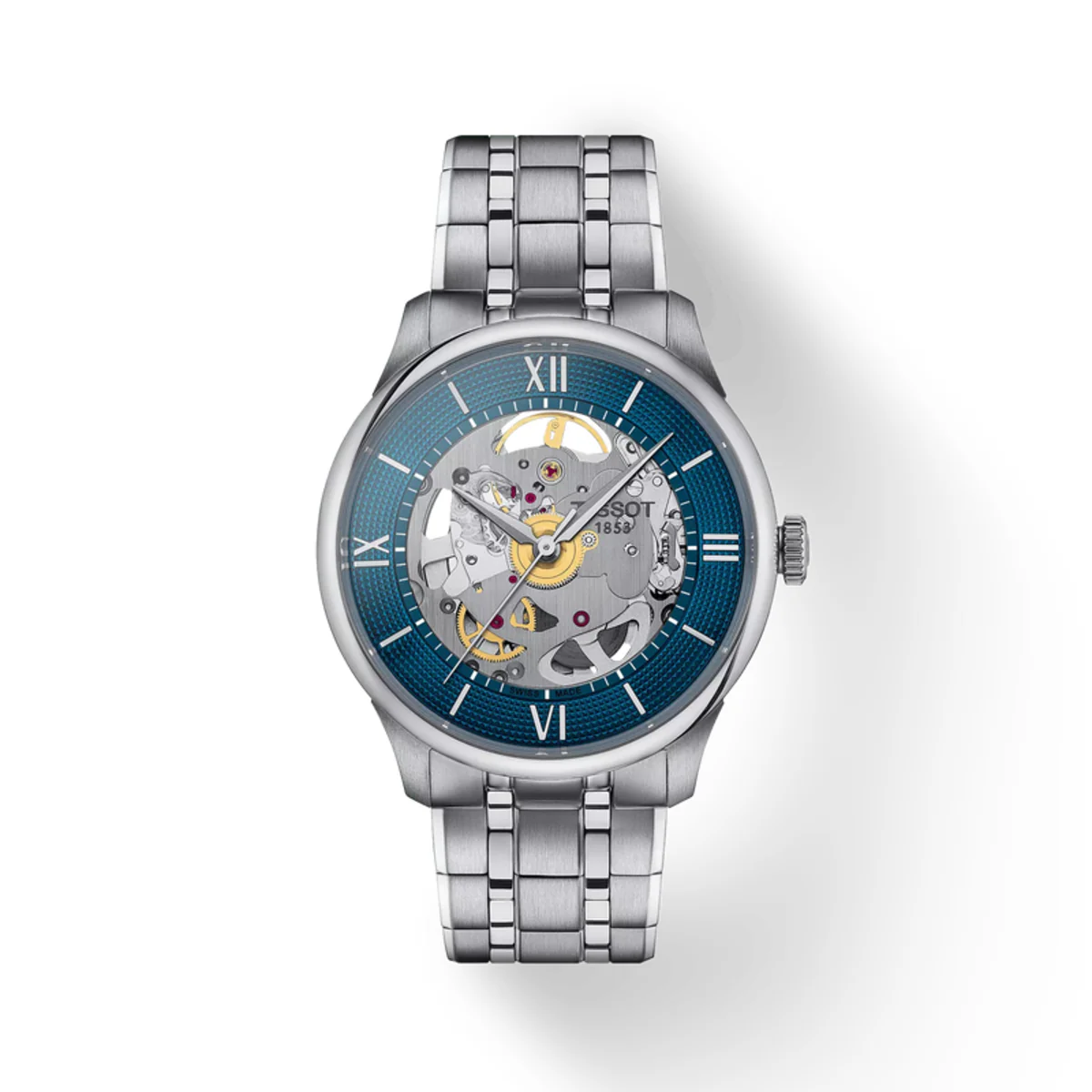 Tissot Chemin des Tourelles Skeleton Automatic Men's Watch T1398361104800