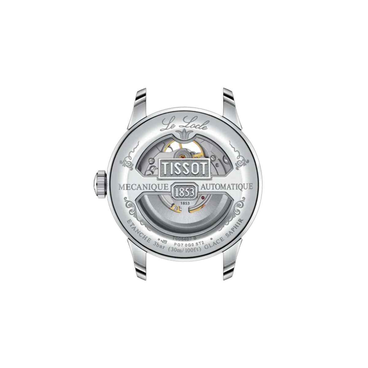 Tissot Le Locle Powermatic 80 Open Heart Men's Watch T0064071103302 - Image 3
