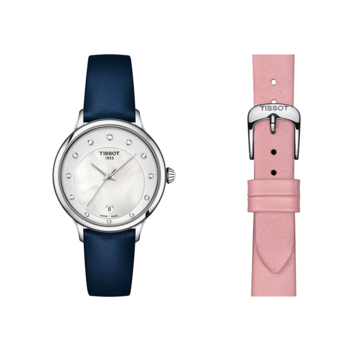 Tissot Odaci-T Mother of Pearl Dial Analog Women's Watch T1332101611600 - Image 2