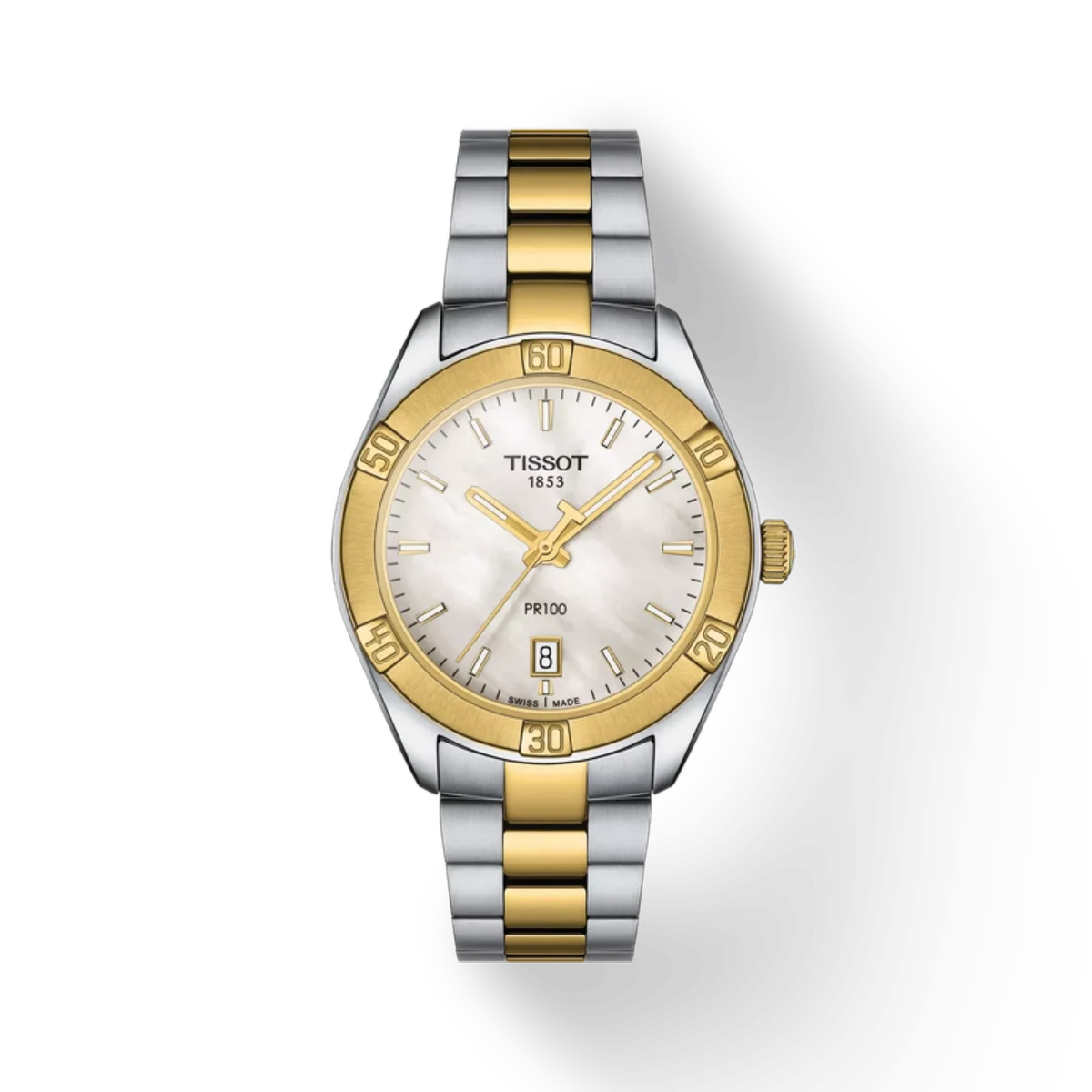 Tissot  PR 100 Sport Chic Mother Of Pearl Dial Women's Watch T1019102211100