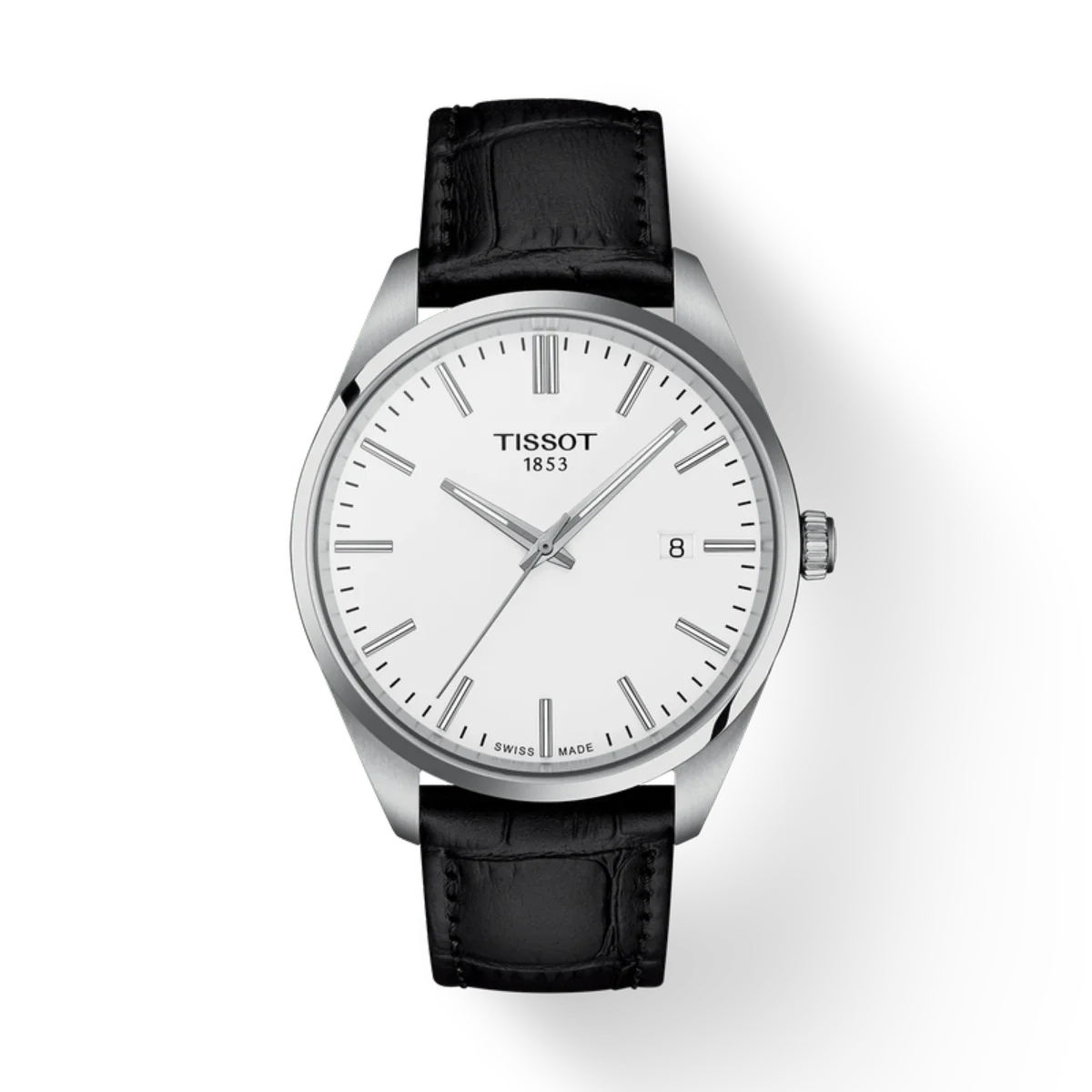 Tissot PR 100 White Round Dial Analog Men's Watch T1504101601100