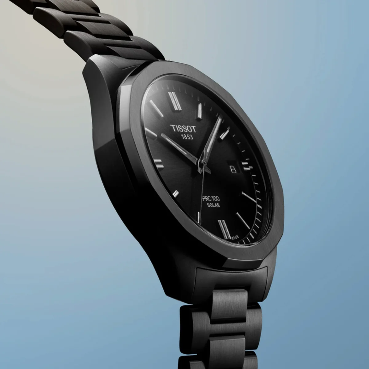 Tissot PRC 100 Solar Black Dial Analog Men's Watch T1514223305100 - Image 7