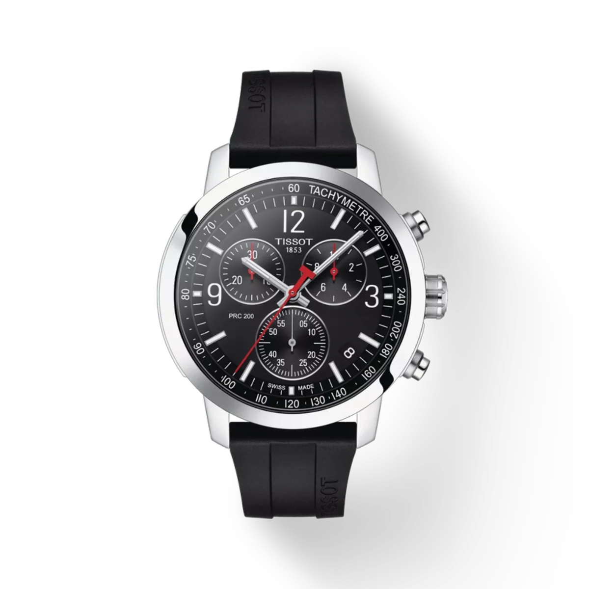 Tissot PRC 200 Black Dial Analog Chronograph Men's Watch T1144171705700