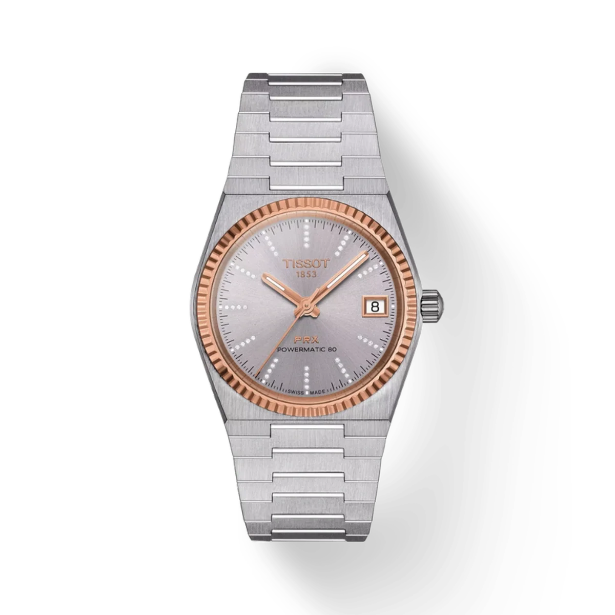 Tissot PRX Gold Powermatic 80 Automatic Women's Watch T9312074133600