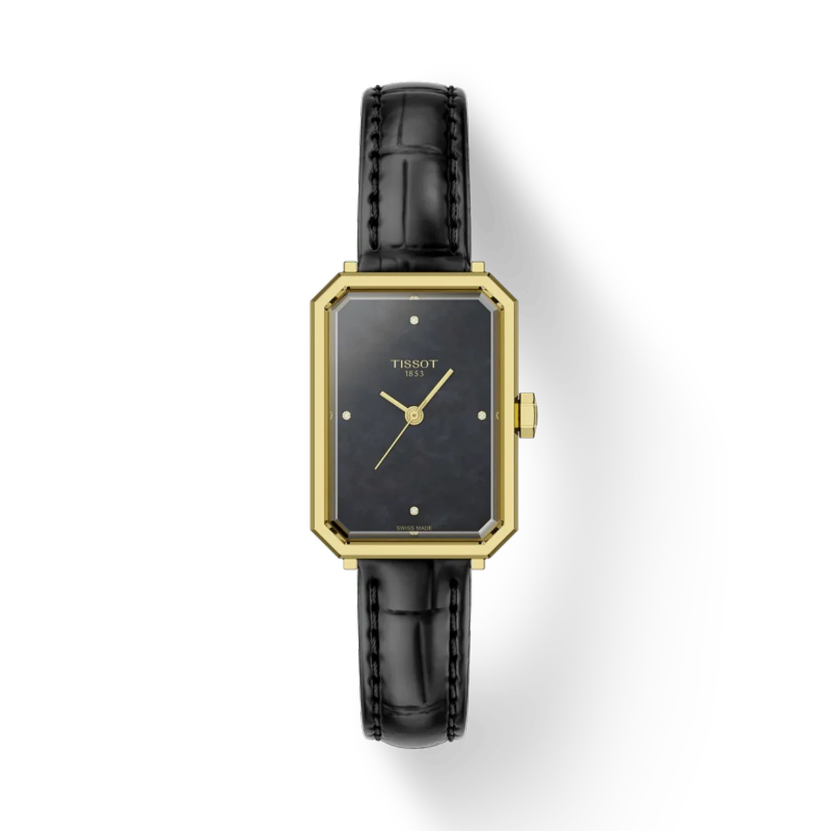 Tissot SRV Black Mother of Pearl Dial Women's Watch T1601103612600
