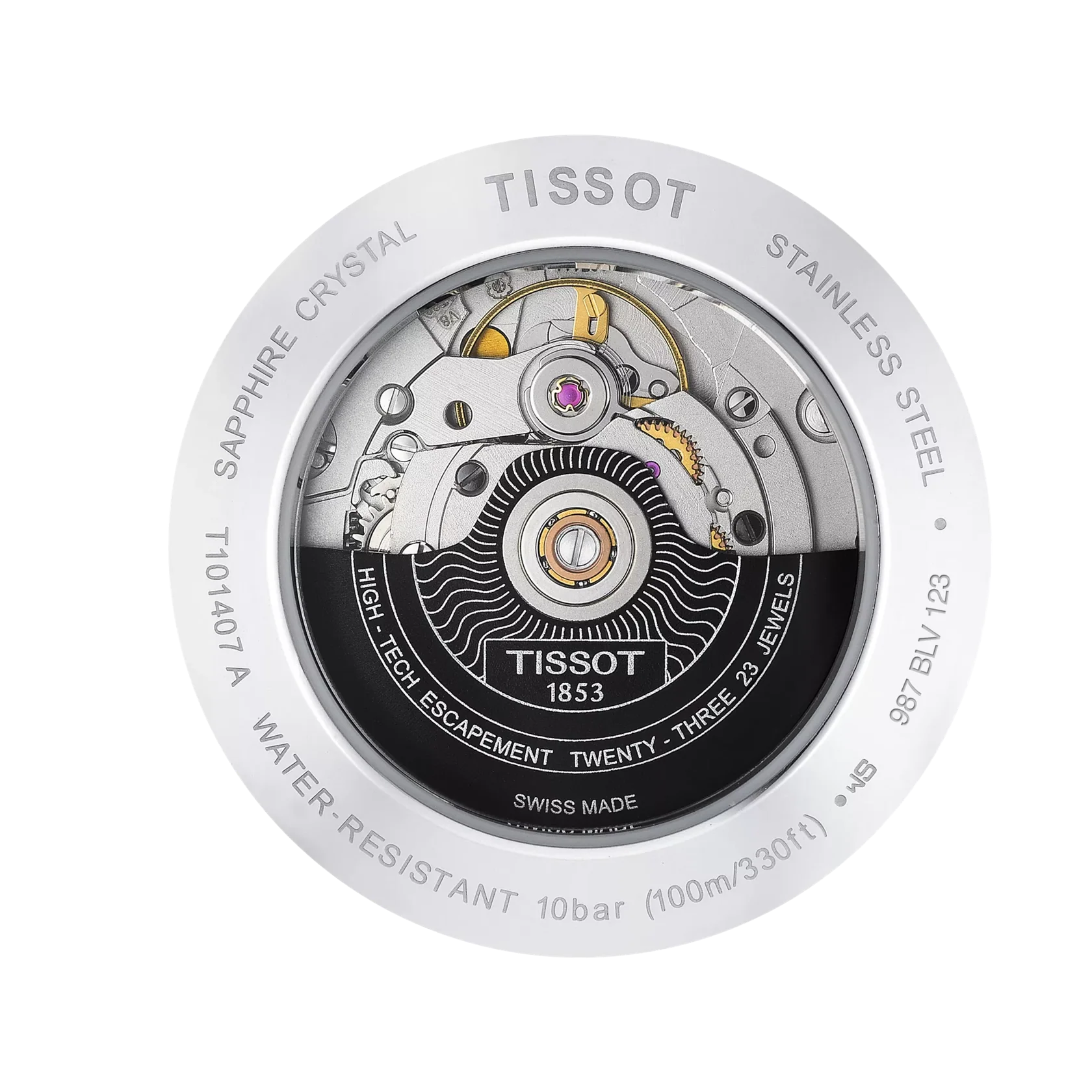Tissot T-Classic PR 100 Powermatic 80 Automatic 39mm Men Watch T1014072203100 - Image 2