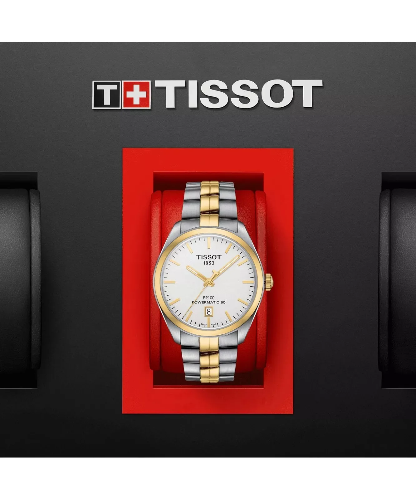 Tissot T-Classic PR 100 Powermatic 80 Automatic 39mm Men Watch T1014072203100 - Image 4