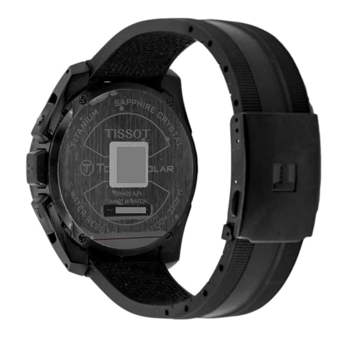 Tissot T-Touch Quartz Black Dial Silicone Strap Men's Watch T0914204705701 - Image 5